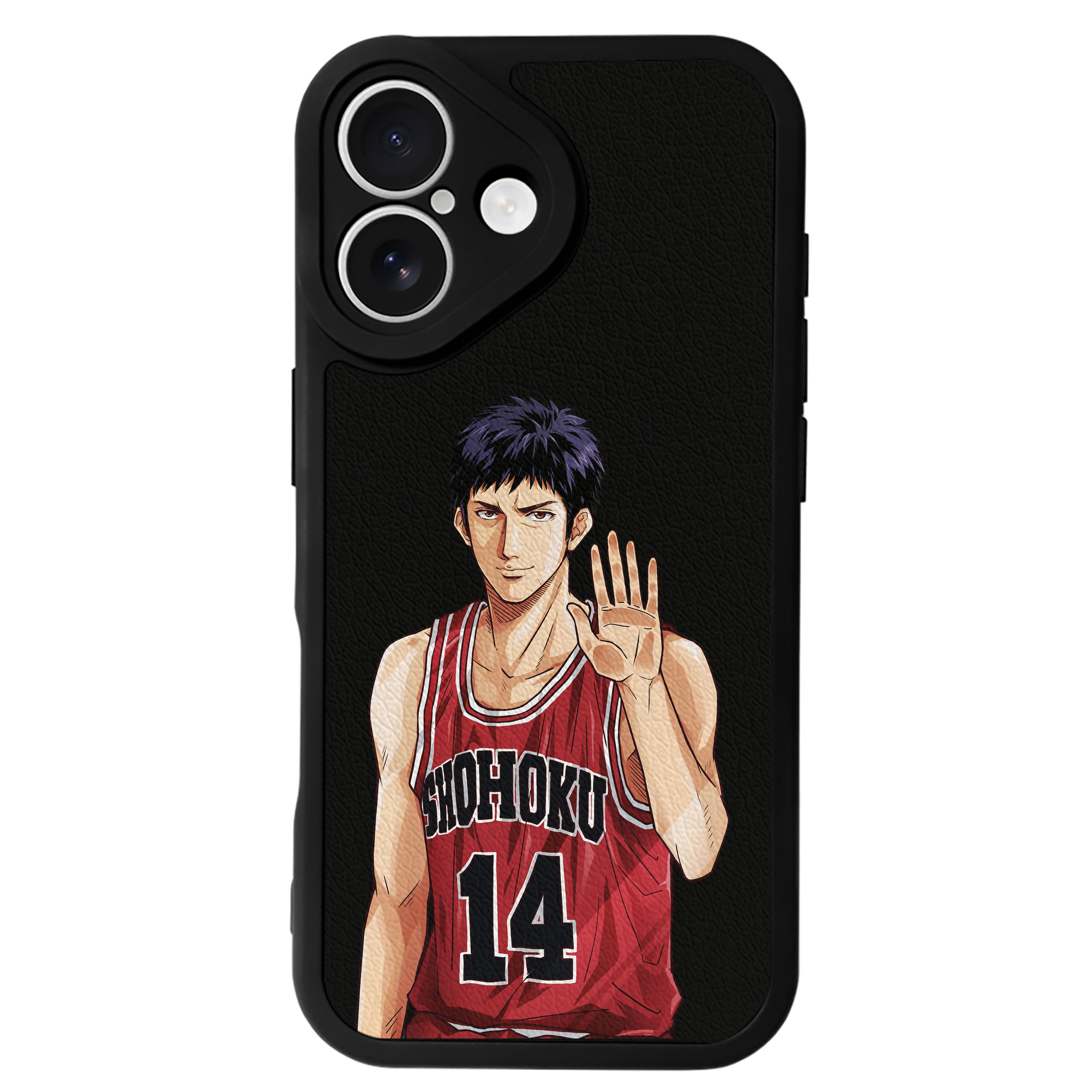 （画像用） SLAM DUNK／スラムダンク 【iPhone 16シリーズ対応】シリコンスマホケース（レザー調） 材質：シリコン